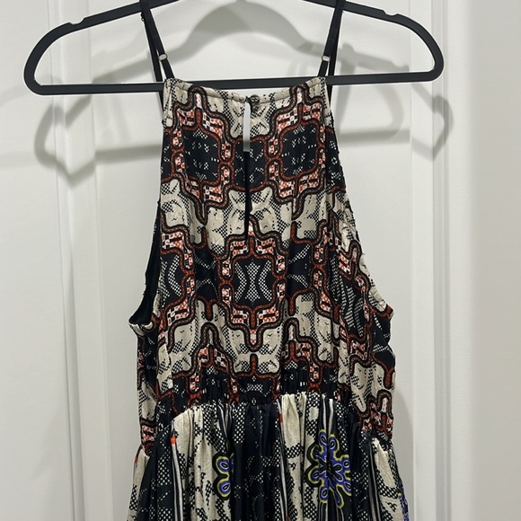 NWT Anthropologie Bhanuni by Jyoti Bohemian Sleeveless Tiered Maxi Dress Sz 14 - Picture 7 of 10